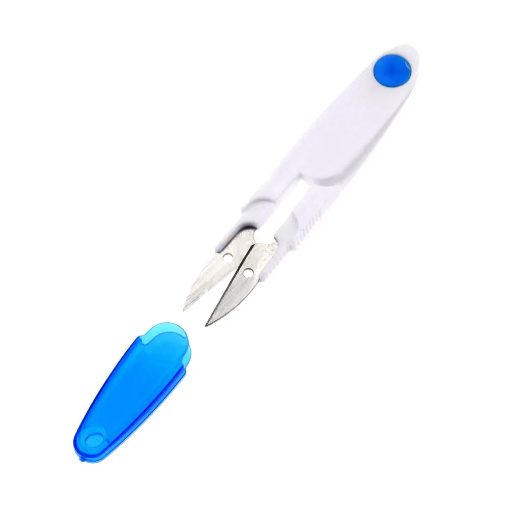1 шт. красочные новые пластиковые ручки для шитья СНиП резец ниток портной ножницы крестиком DIY инструмент для рукоделия