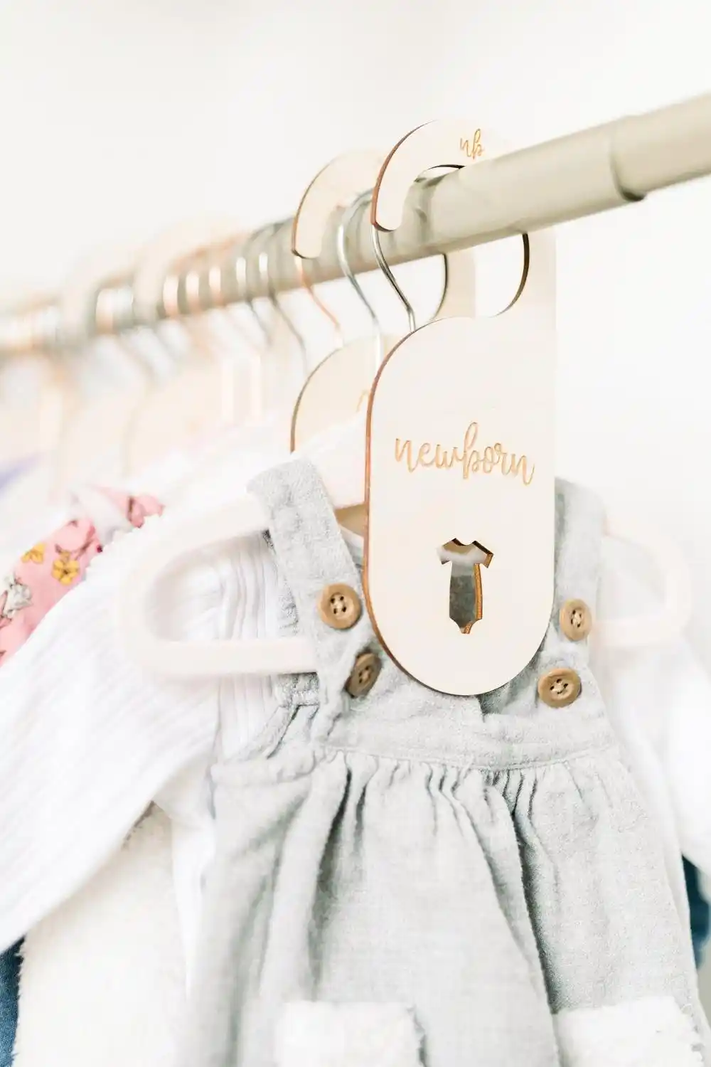 plastic clothing rack dividers on Custom Baby Wood Toddler Nursery Closet Dividers Newborn 24 Months Baby Closet Clothes Organizers Mom Baby Shower Wardrobe Gift Party Favors Aliexpress