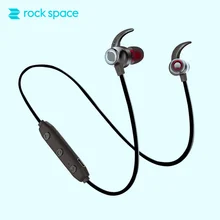 ROCKSPACE Sweatproof гарнитура Bluetooth 5,0 Беспроводная Громкая связь для наушники для спортзала In-Ear Магнитный дизайн fone de ouvido с микрофоном