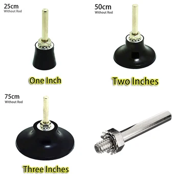 

1/2/3 Inch Sanding Polishing Disc Pad Holder with 1/4 Inch Shank for Rotary Tool Rod Holder