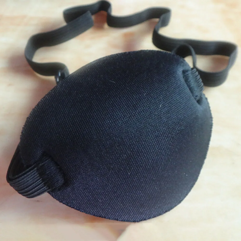 Black Use Concave Eye Patch 3D Foam Groove Shades For Men Women 1 PC | Дом и сад