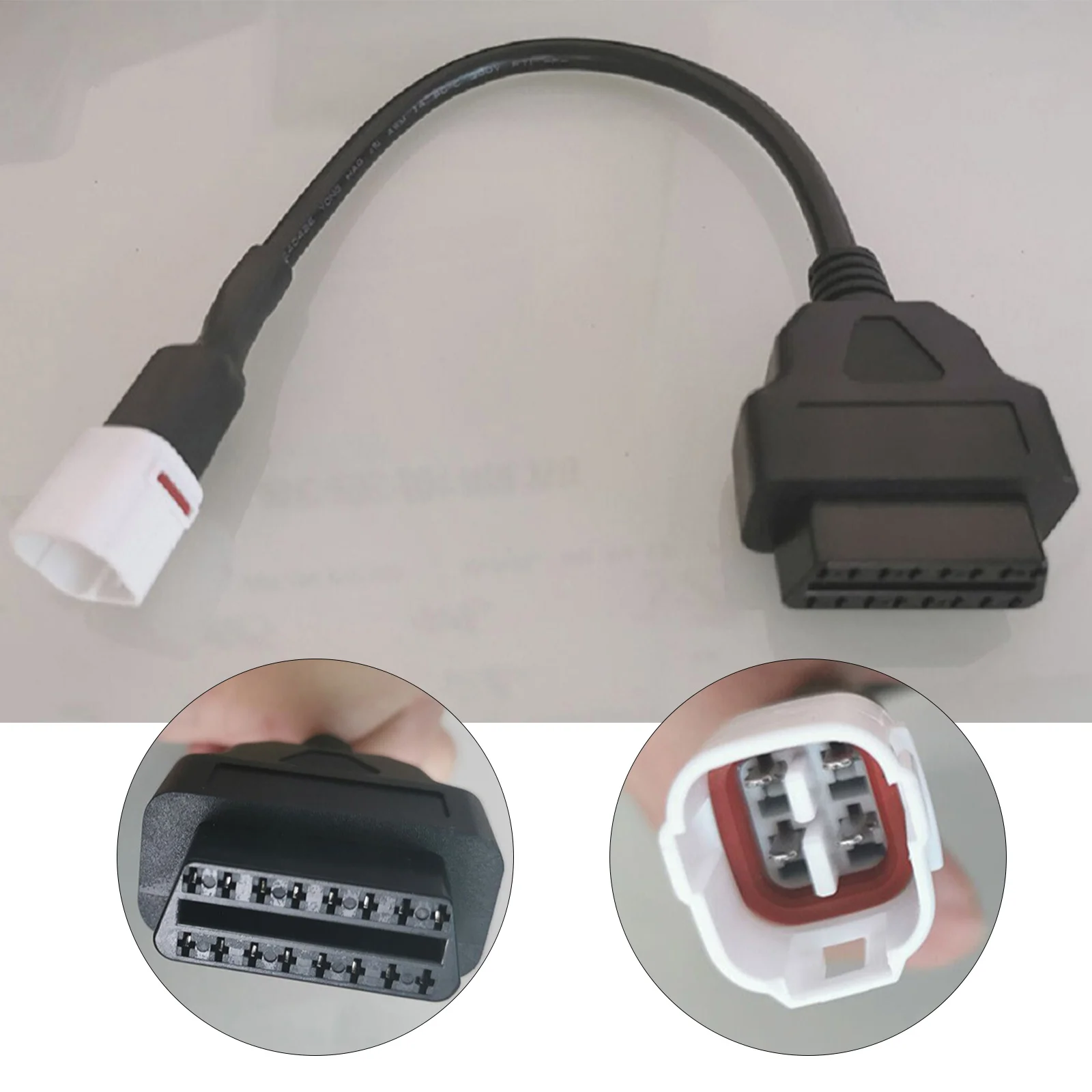 4 контакта к OBD2 считыватель кода неисправности сканер для мотоцикла