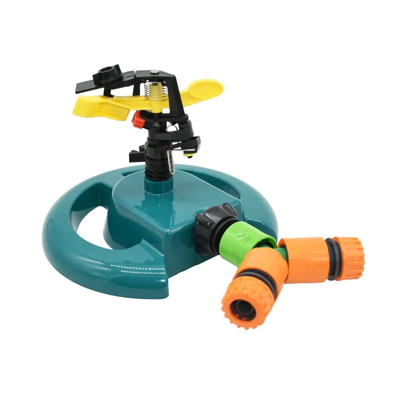 Garden Adjustable Rocker nozzle With support 360 degrees rotary jet nozzle Agricultural Irrigation Sprinklers 1pcs
