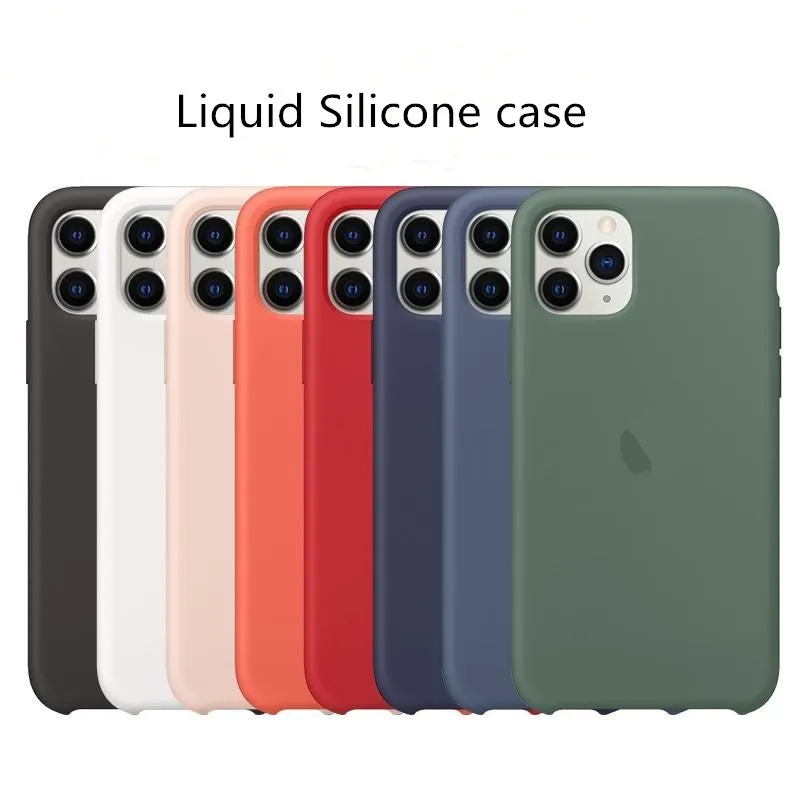 Официальный жидкий силиконовый чехол для телефона для iPhone 11 Pro Max чехол для iPhone XR X XS Max 7 8 6 6s Plus с логотипом
