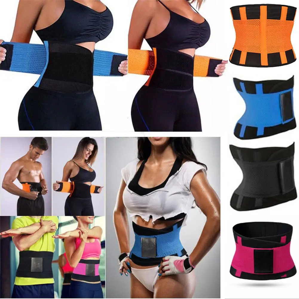 

Kuulee Women Fashion Slimming Belt Body Shaper Waist Trainer Trimmer Sport Gym Sweating Fat Burning Slimming Belt