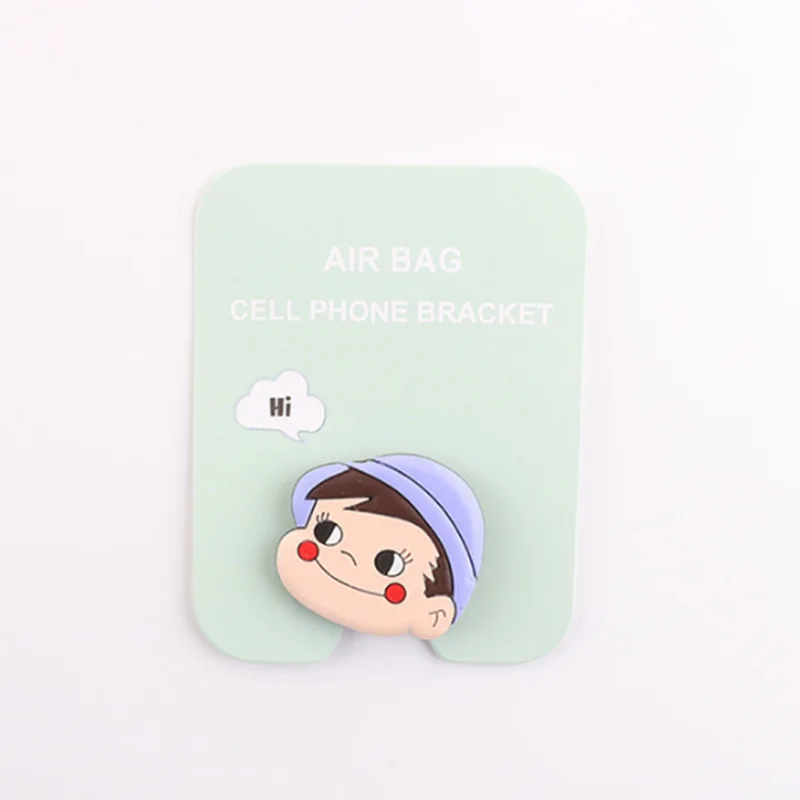 Universal Cartoon Cute Airbag Phone Ring Desktop Support Mobile Phone Holder Lazy Stand For iPhone 11 Pro Huawei Samsung Xiaomi - Цвет: Boy