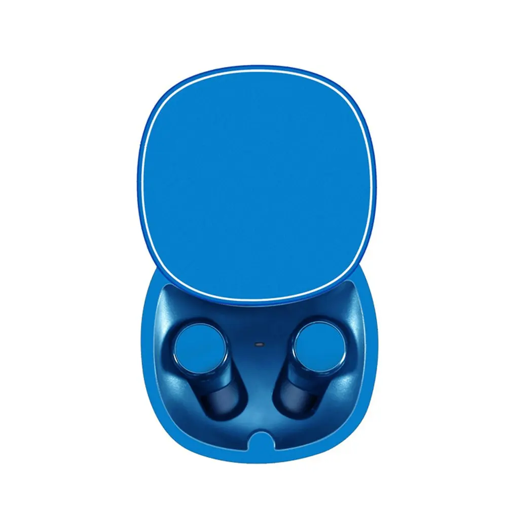 Tws06 Bluetooth наушники Беспроводная мини-гарнитура Touch водонепроницаемые спортивные БЕСПРОВОДНЫЕ стереофонические 5,0 мини-наушники-вкладыши удобная одежда IPX5 - Цвет: Синий