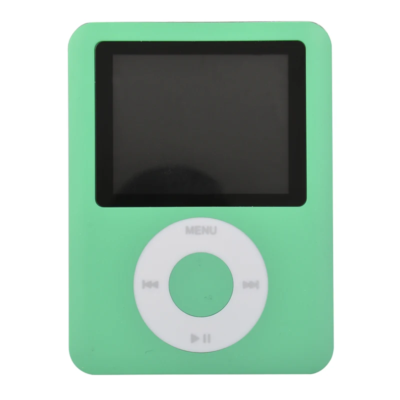 Зеленый Мини MP3 музыкальный плеер Высокое качество портативный MP3 радио плеер Поддержка FM радио видео электронная книга с большой памятью - Цвет: Зеленый