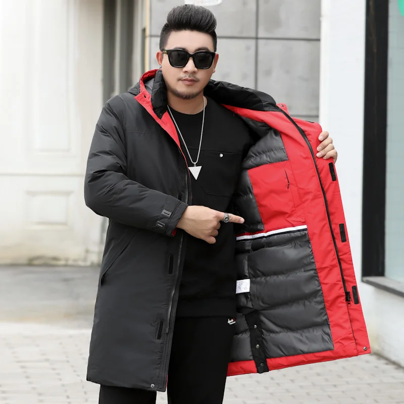 

plus size 10XL 12XL 8XL Winter Jacket Men Stand Collar Male Parka Jacket Mens Solid Thick Jackets and Coats Man Winter Parkas