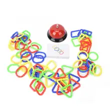 Яркие цветные кольца, настольная игра, для родителей и детей, интерактивные игрушки, забавные семейные вечерние игры, Ранние развивающие игрушки для детей, подарок