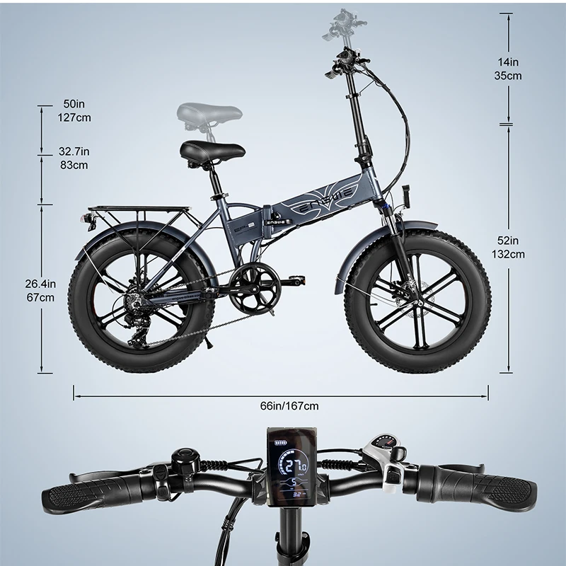 Tanio 2022 nowy ENGWE EP-2PRO rower elektryczny 48V13A sklep