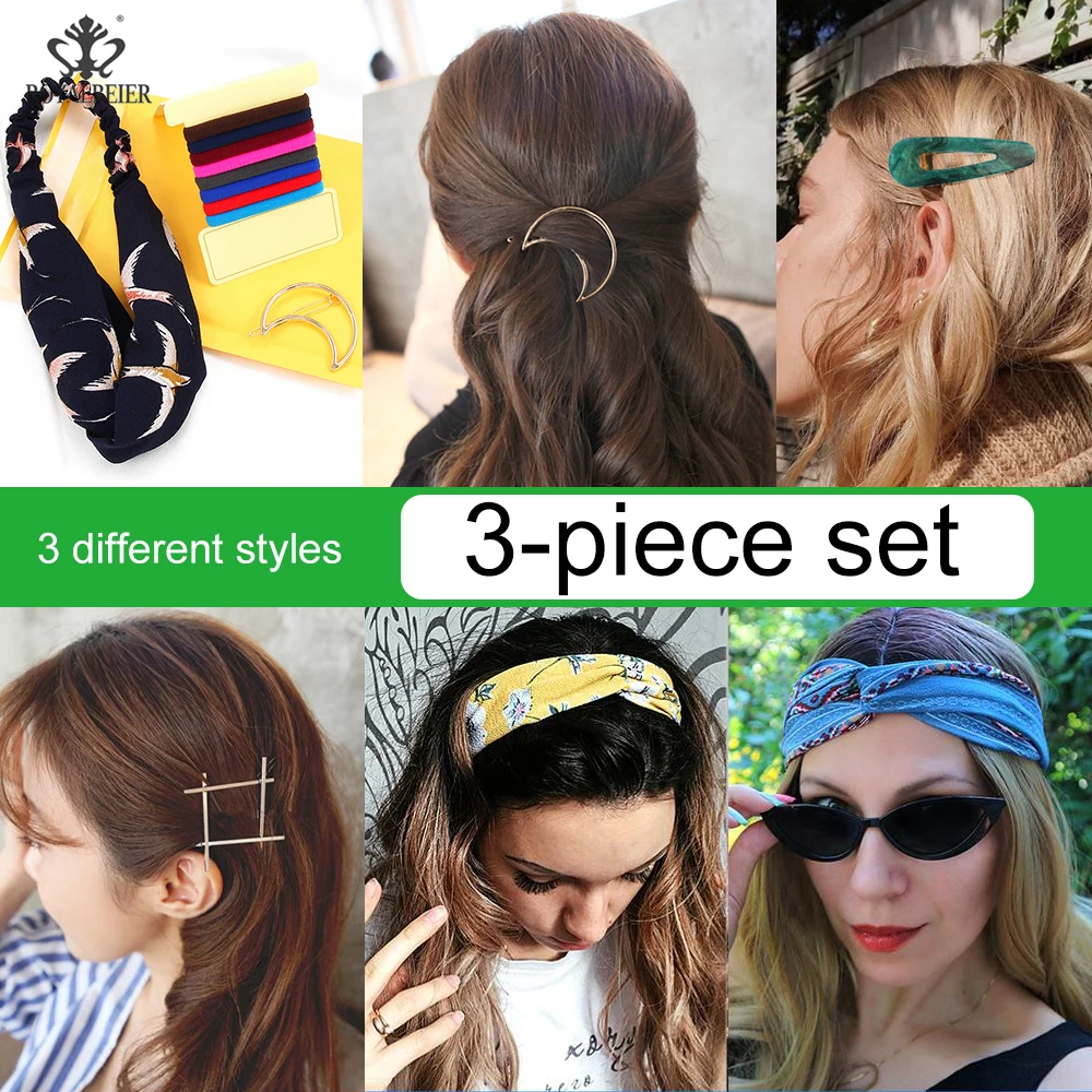 Benficial Women Vintage Flower Printed Elastic Head Wrap Twisted Cute Hair Accessories 2019 Summer