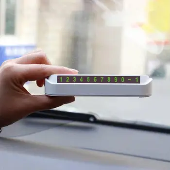 

Car Stop Sign Temporary Parking Number Plate for Car Vehicle Accessories Part Fashion Practical Multi Color To Choose