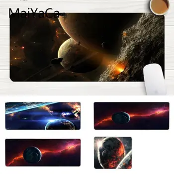 

MaiYaCa Space Sepia Planets Unique Desktop Pad Game Mousepad Comfort Mouse Mat Gaming Lockedge Mousepad Gaming Mouse Pad