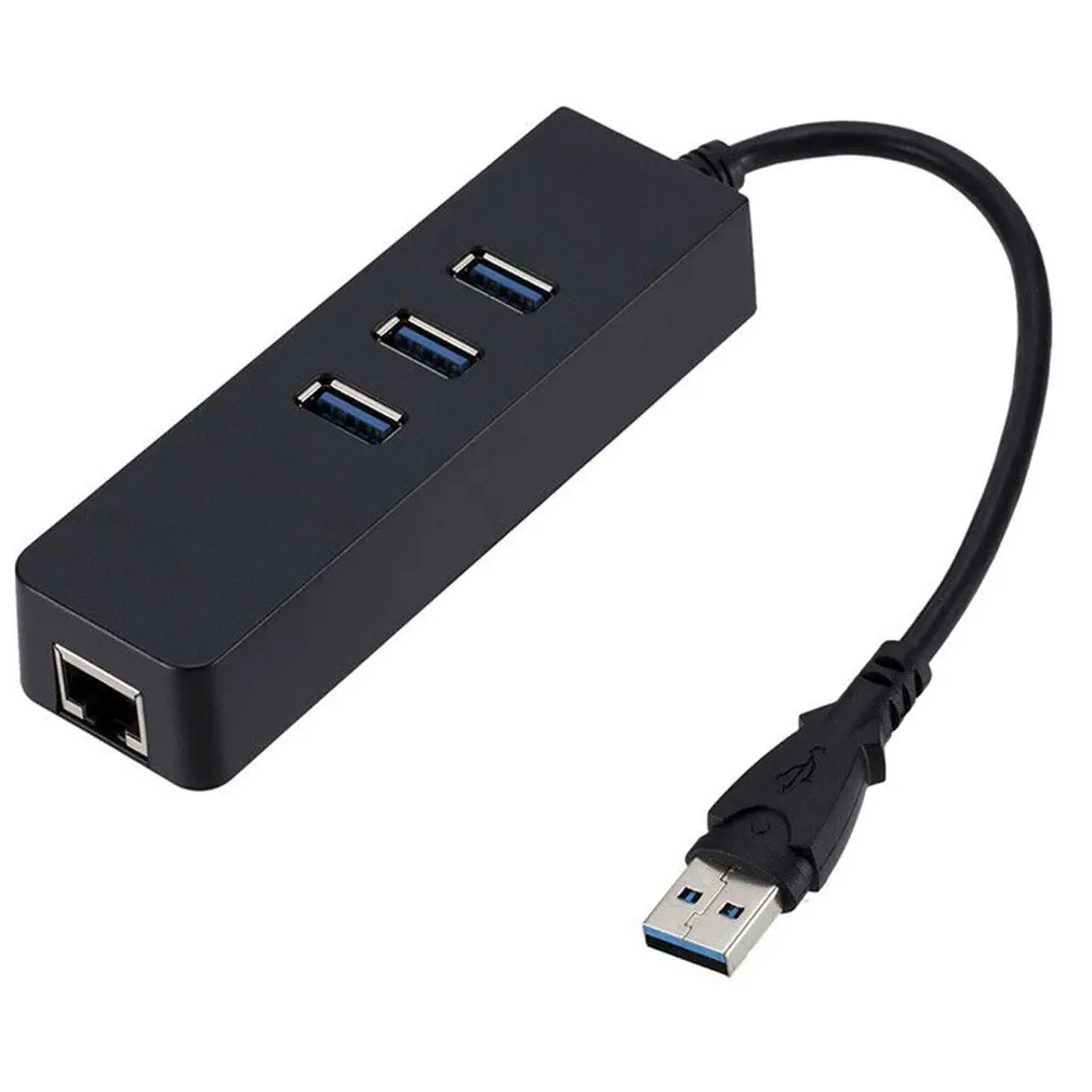 USB 3,0 концентратор USB Ethernet RJ45 Соединительная плата локальной компьютерной сети 1000 Мбит/с Gigabit Ethernet адаптер usb-концентратор 3,0 для Windows MacBook, ПК, ноутбук