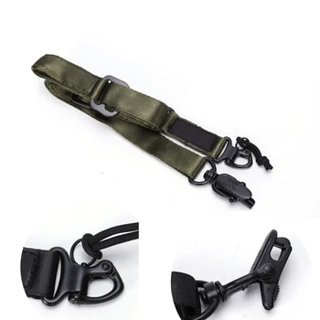 

Tactical Air-soft Gun Sling 1000D Nylon Gun Strap System Mount Set Tactical Rifle Sling Hunting Accessories Shooting Belt