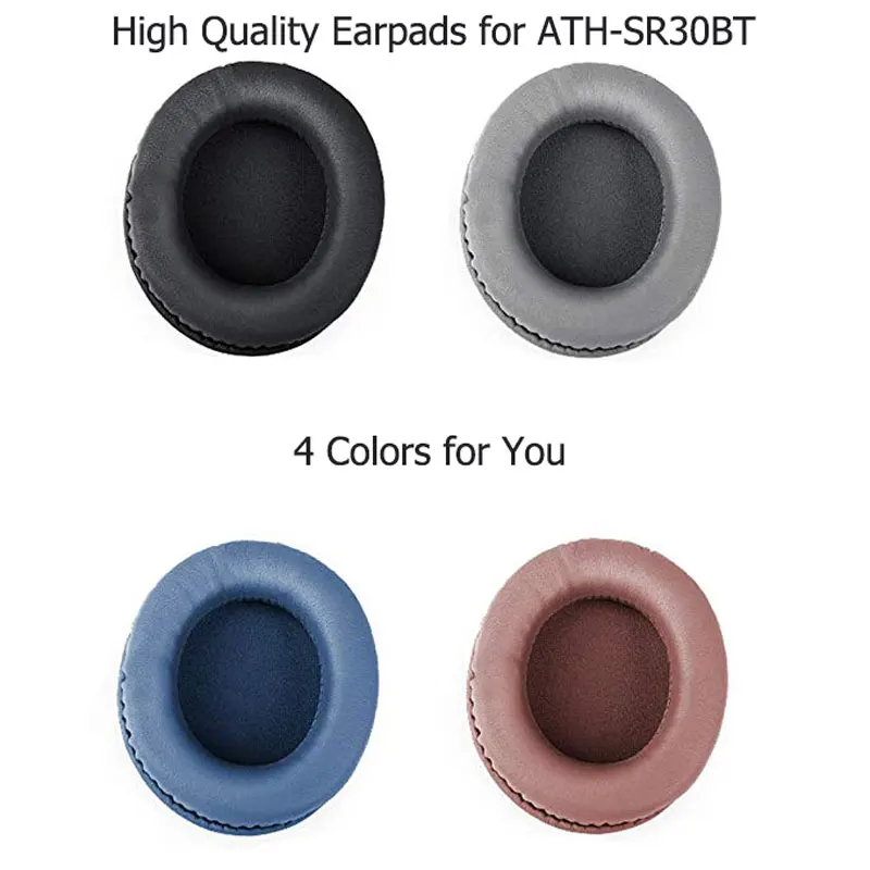 High Quality Earpads for Audio Technica ATH SR30BT Earphone Cover SR30BT Sponge Cover Earpads Headphones Original Cotton Headset
