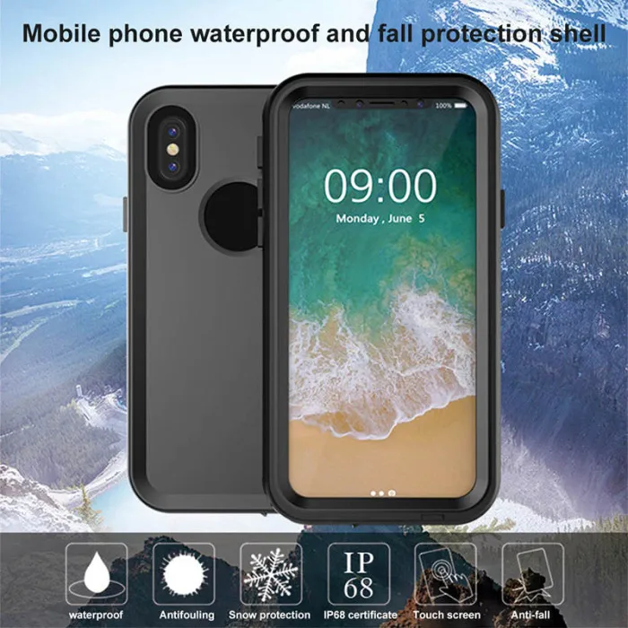 Водонепроницаемый чехол для дайвинга противоударный полный Чехол для iPhone X/XS samsung Note 9 8 OUJ99