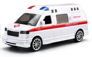 1/32 литая под давлением полицейская игрушечная машинка Модель Больничная спасательная Игрушечная машина с светильник, звуковая игрушка для детей, подарок - Цвет: 120