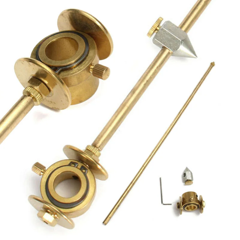 Женский цирковый ролик направляющее колесо компас золотистое Φ 47 см для