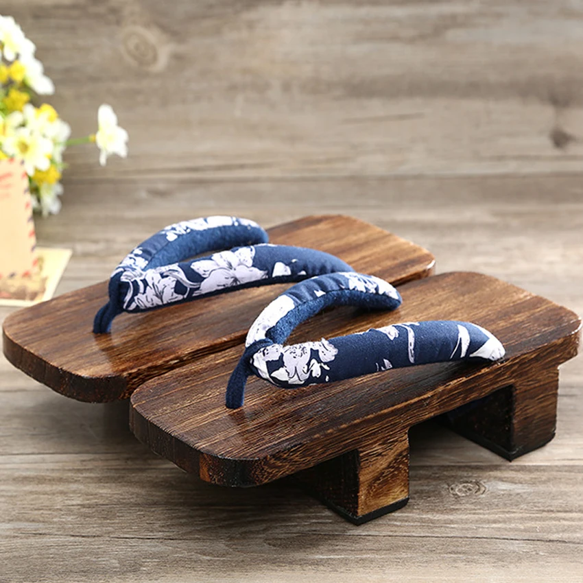 Японские традиционные туфли повседневные деревянные Сабо Geta китайские Летние