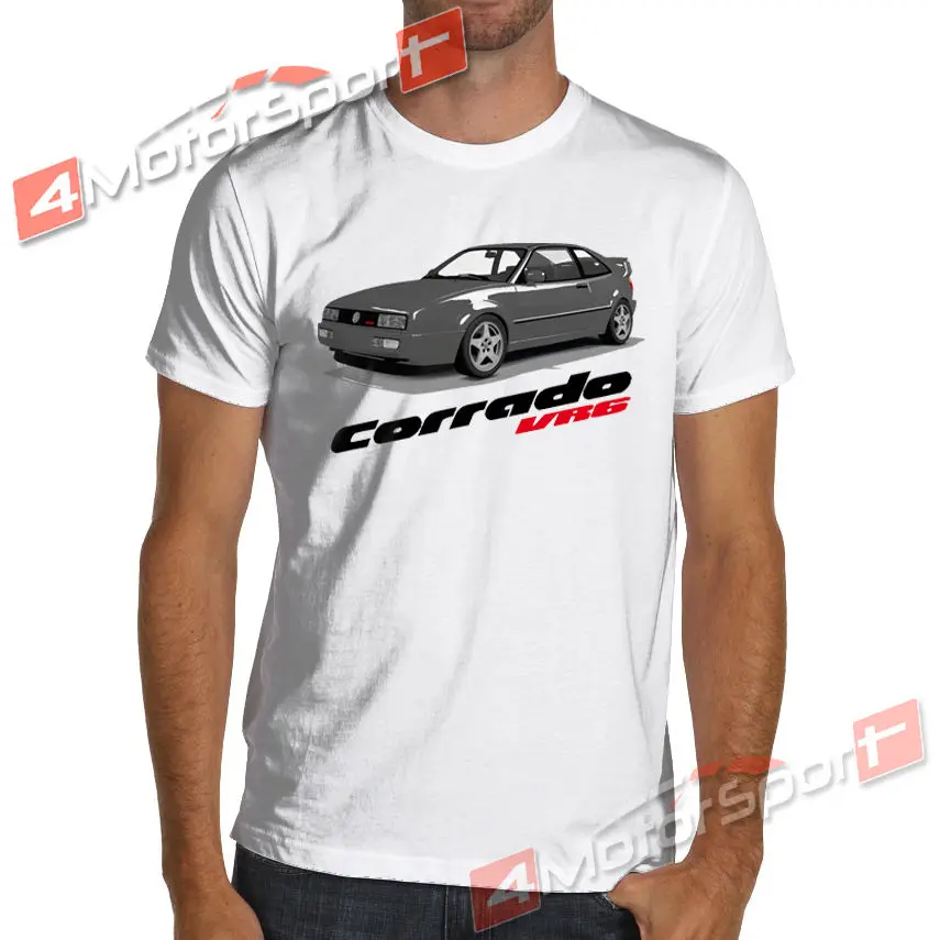 Новинка, летняя крутая футболка, Модная белая или серая футболка Corrado Vr6, хлопковая Футболка с японским автомобилем