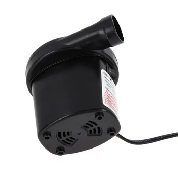 

Newly AC 220V Electric Air Pump for Air Bed Boats Dolls Inflatable Bag Mattress With 3 Nozzles EU Plug