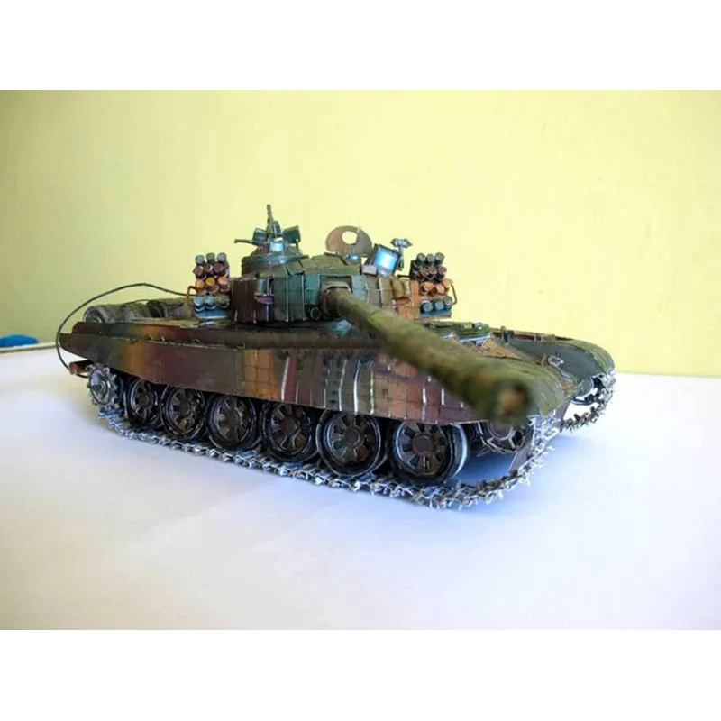 1:25 польский PT-91 основной боевой танк DIY 3D бумажные карты модели строительные наборы строительные игрушки развивающие игрушки Военная Модель