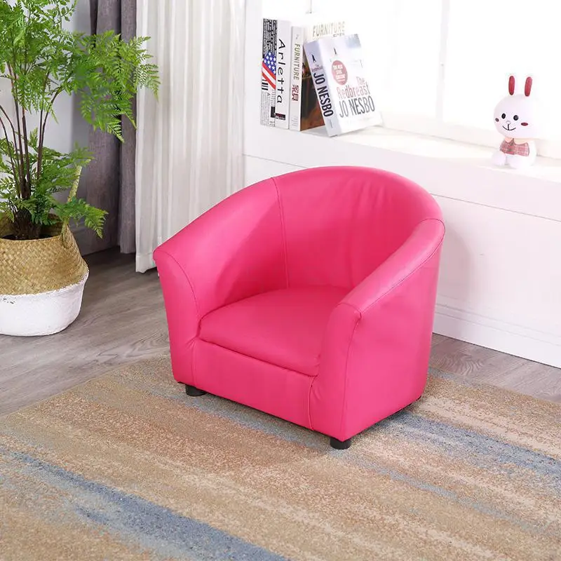Children's Cartoon Single Mini Sofa Leather Seat Male Girl Kindergarten Lovely Cartoon Baby Small Sofa Chair - Цвет: Model 6