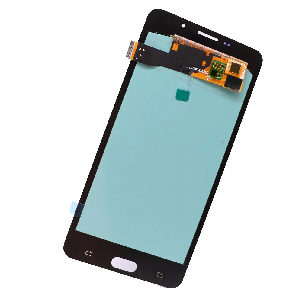 Подходит для samsung Galaxy AMOLED lcd A910 A9100 A910F/DS lcd сенсорный экран дигитайзер компонент с регулировкой яркости