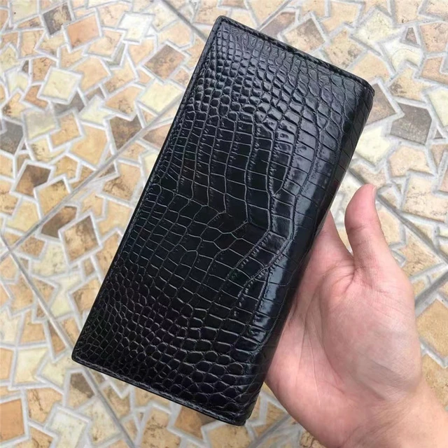 Crocodile Leather Wallet Crocodile Skin