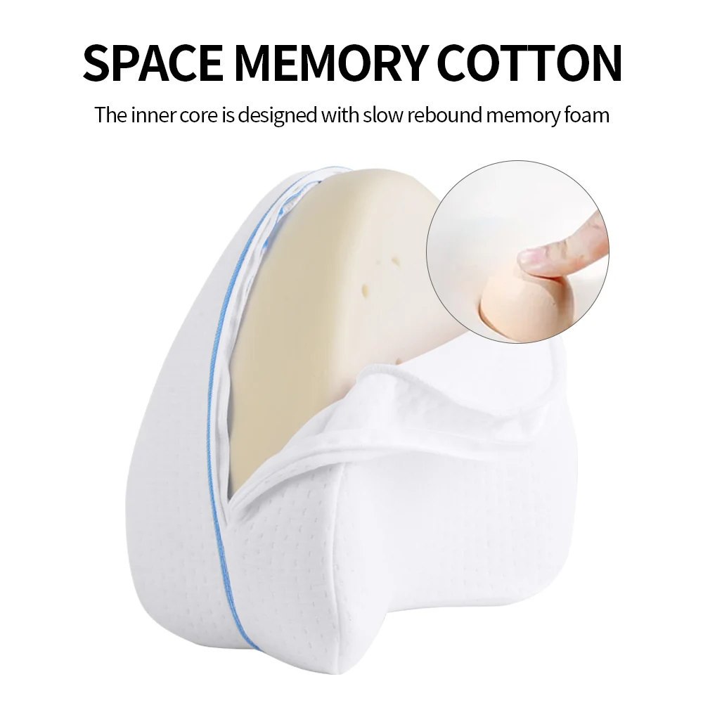 Ортопедическая подушка для ног с эффектом памяти для сна, Ортопедическая подушка для защиты от боли в спине и тазобедренном суставе