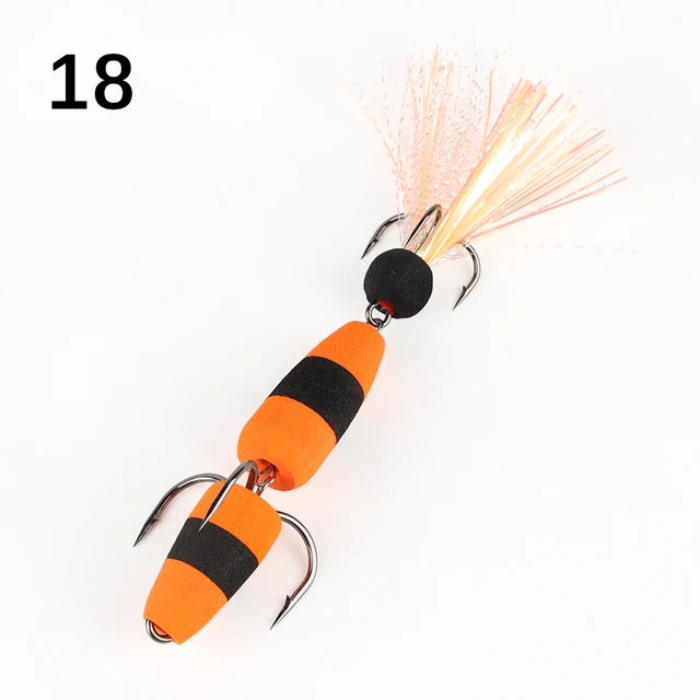 W.P.E New Fishing Lure 1pcs M Swim Bait Soft Lure High Density Foam Lure Fishing Tackle Multicolor Bass Artificial Lure Wobblers 18