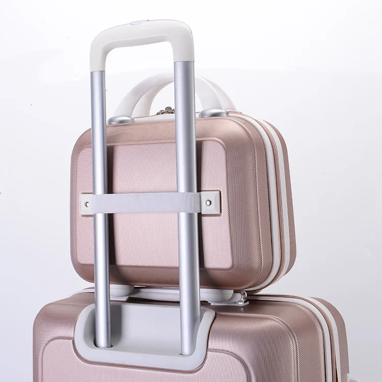 ABS+PC luggage set travel suitcase on wheels Trolley luggage carry on cabin suitcase Women bag Rolling luggage spinner wheel