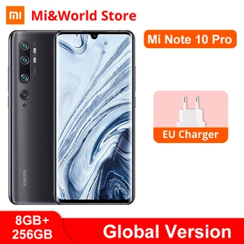 

Global Version Xiaomi Mi Note 10 Pro 8GB RAM 256GB ROM Smartphone 6.47" Screen Snapdragon 730G 108MP Camera 5260mAh Battery NFC