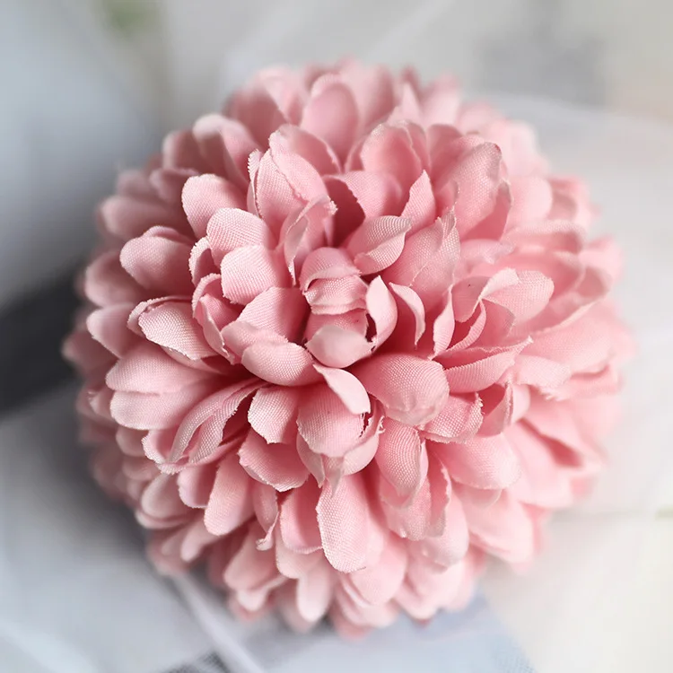 JAROWN Artificial Flower Head Ball Chrysanthemum Flowers Dandelion Silk Fake Flower Wedding DIY Decoration Home Decorative (8)