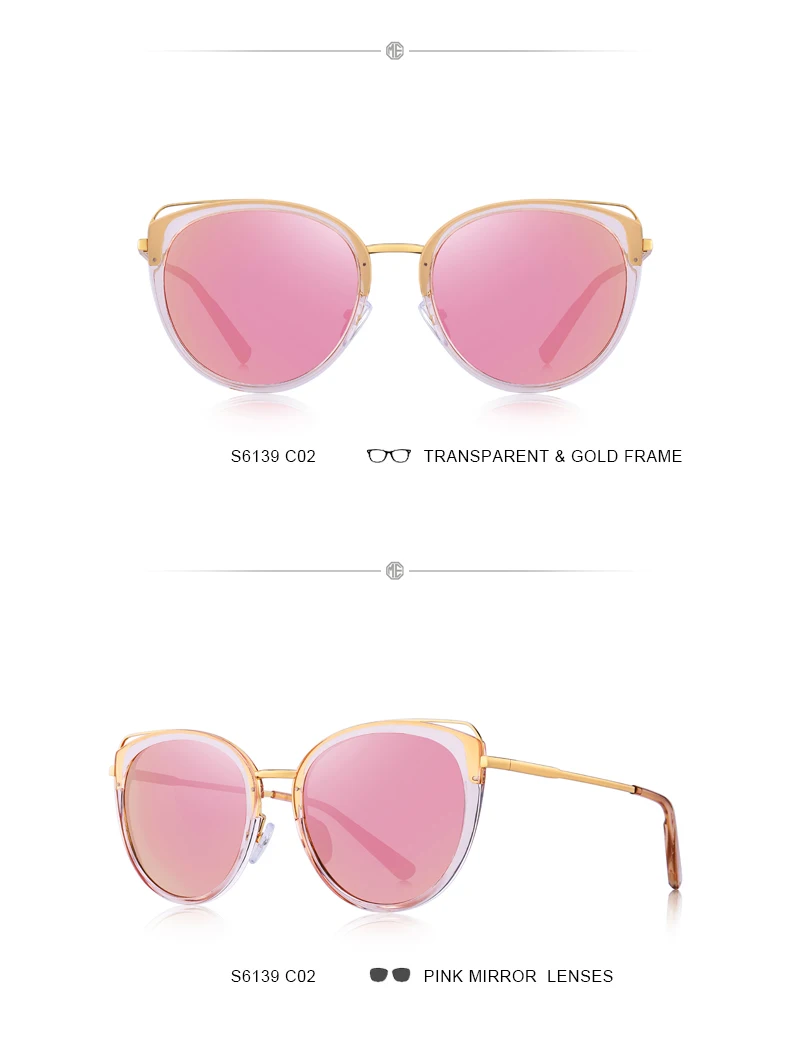MERRYS дизайн женские роскошные брендовые солнцезащитные очки кошачий глаз женские Модные поляризованные солнцезащитные очки UV400 защита S6139