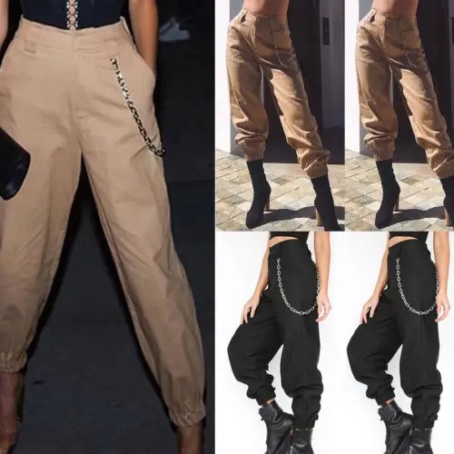 New Fashion Camo Sweatpants Hip Hop Joggers Dance Pants Harajuku Style Casual Long Pants Women Cargo Trousers