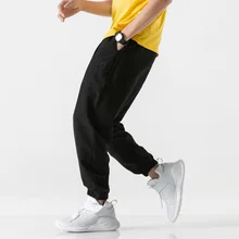 Весна и осень новые свободные повседневные штаны мужские модные большие размеры комбинезоны мужские взрывов, мужские длинные штаны штаны-шаровары