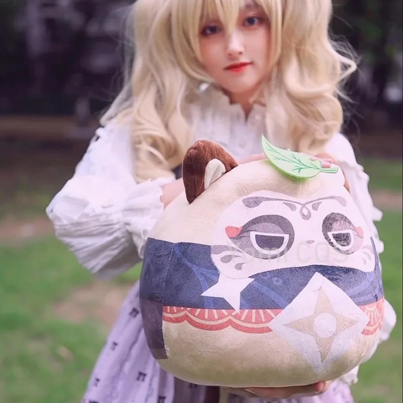 

35cm Genshin Impact Anime Game Sayu Plush Doll Turned Into A Civet Cat Cute and Comfortable Soft Pillow Christmas New Year Gift