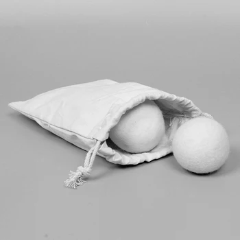 

6pcs Reusable Wool Dryer Balls Natural Organic Laundry Ball for Washing Fabric Clothes Household Cleaning Tool