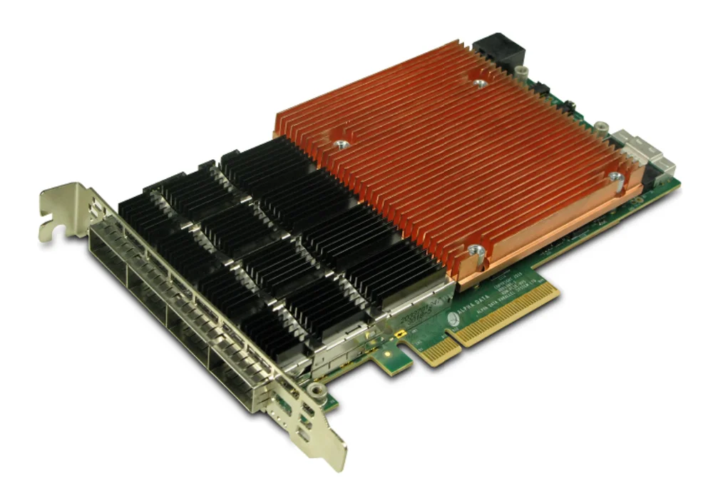UltraScale + плата XCVU9P PCIE 3 0 X16 QSFP 4X100G xilinx fpga разработки xilixn pcie плата|Демонстрационные