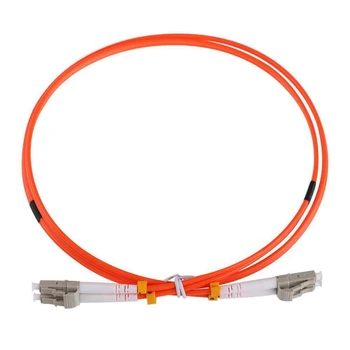

1M Jumper Cable Duplex Multimode LC-LC LC To LC Fiber Optic Optical Patch Cord
