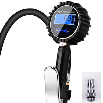 

1pcs Tire Pressure Gauge Digital LCD Display Tester Tire Pressure Gauge Inflation Gun Tire Inflator for Vehicle Auto Truck Car