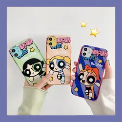 Крутой Powerpuff девушки полицейский телефон чехол для iphone 11 11Pro Max для iphone 7 8 7Plus мультфильм матовый Мягкий силиконовый чехол Капа