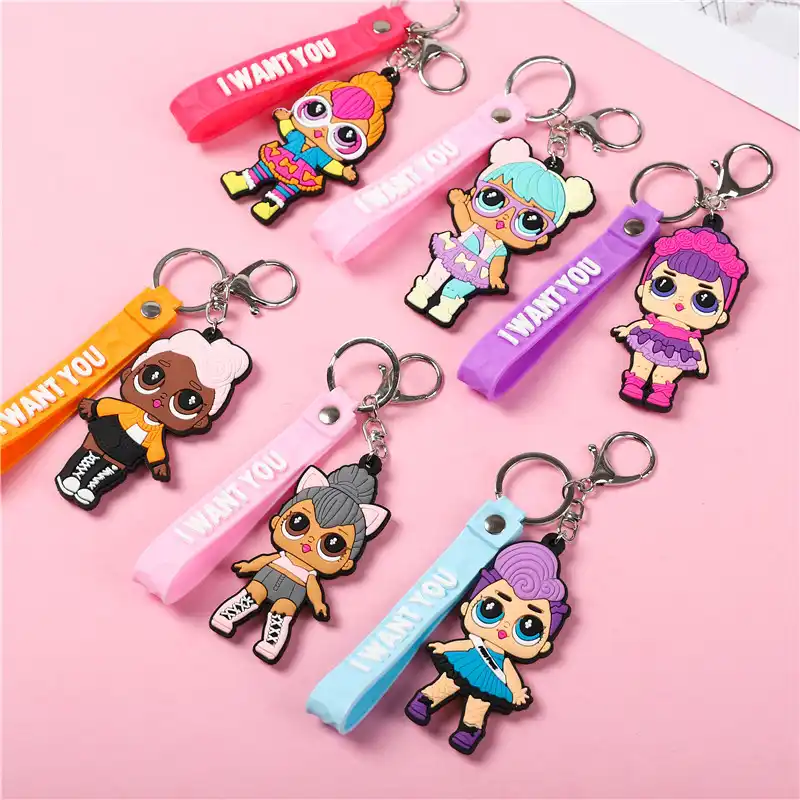 lol surprise doll keychain