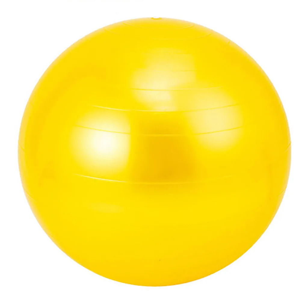 Многоцветный мяч для йоги, упражнения для гимнастики и фитнеса, мяч для пилатеса, баланс, гимнастический, фитнес, анти-взрыв, ядро, мяч для йоги - Color: Yellow