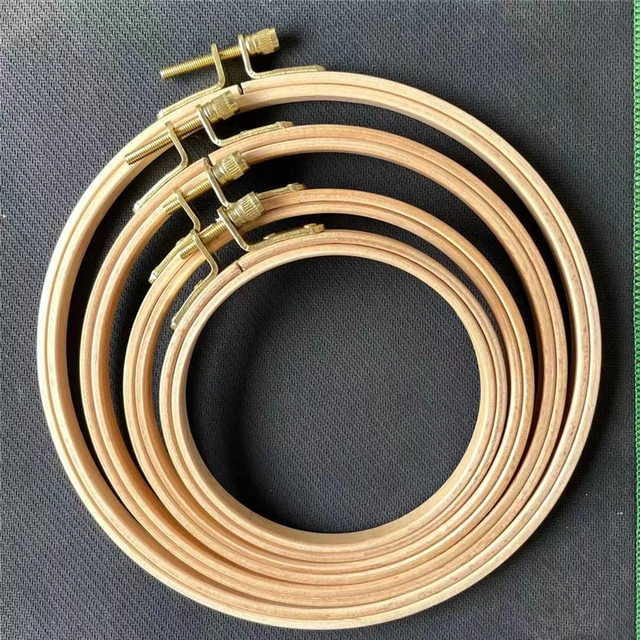 Telaio da ricamo rotondo in faggio telaio da ricamo a mano in legno  espositori anello anelli a punto croce per strumenti di cucito ad ago -  AliExpress