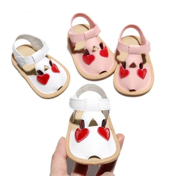 

2020 Summer Cartoon Cherry Anti-slip Sandals Baby Toddler Shoes Girls Soft Bottom Beach Sandals Baby First Walker Shoes