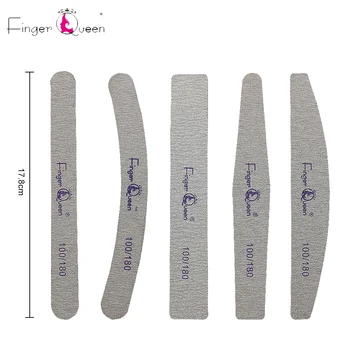 

5 Types Top Top Quality Grit Nail Files Washable Double-Side Emery Board Nail Buffering Files Salon Manicure Tool FB002